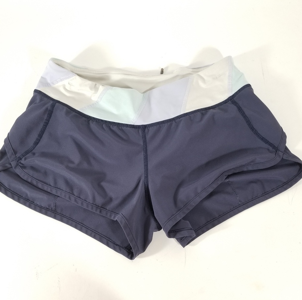 Lululemon, Speed Short, Cadet Blue, Size 4